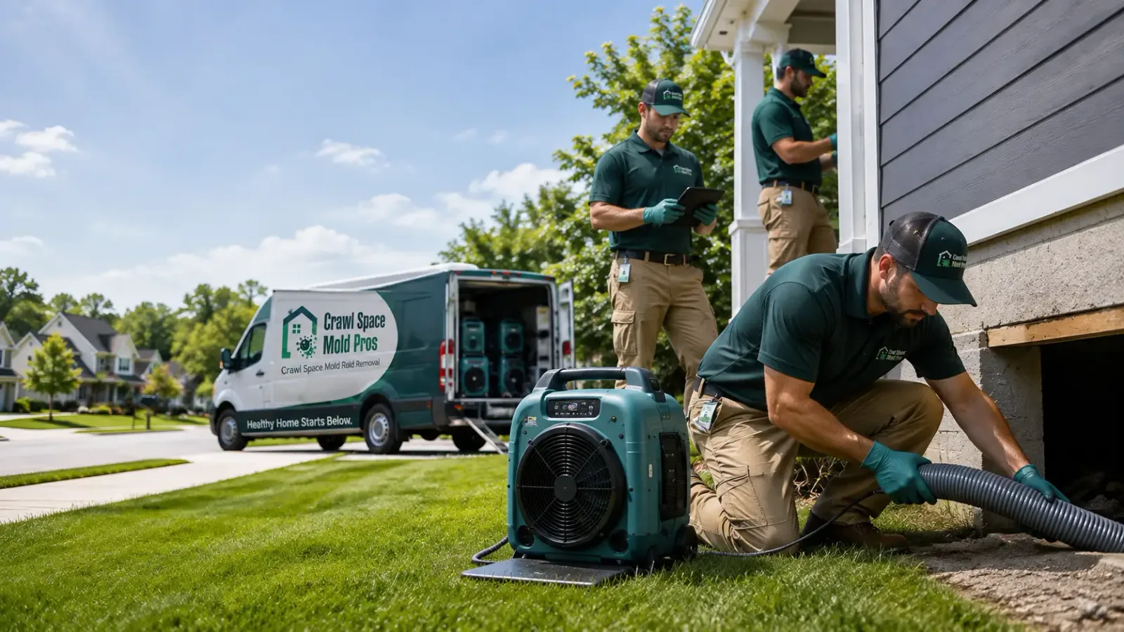Crawl Space Mold Removal in Greenwood, FL